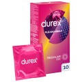 Durex Pleasuremax Prezerwatywy Prążkowane z Wypustkami Stymulacja 10 szt.
