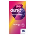 Durex Pleasuremax Prezerwatywy Prążkowane z Wypustkami Stymulacja 10 szt.