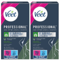 VEET Professional Plastry Z Woskiem Do Depilacji Skóra Sucha  2x 12 szt