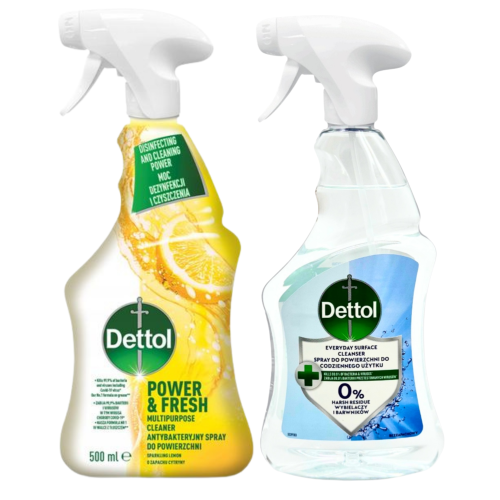 DETTOL Antybakteryjny spray do powierzchni 2 x 500 ml